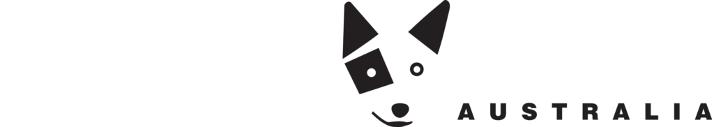 bluedog fences - logo-white